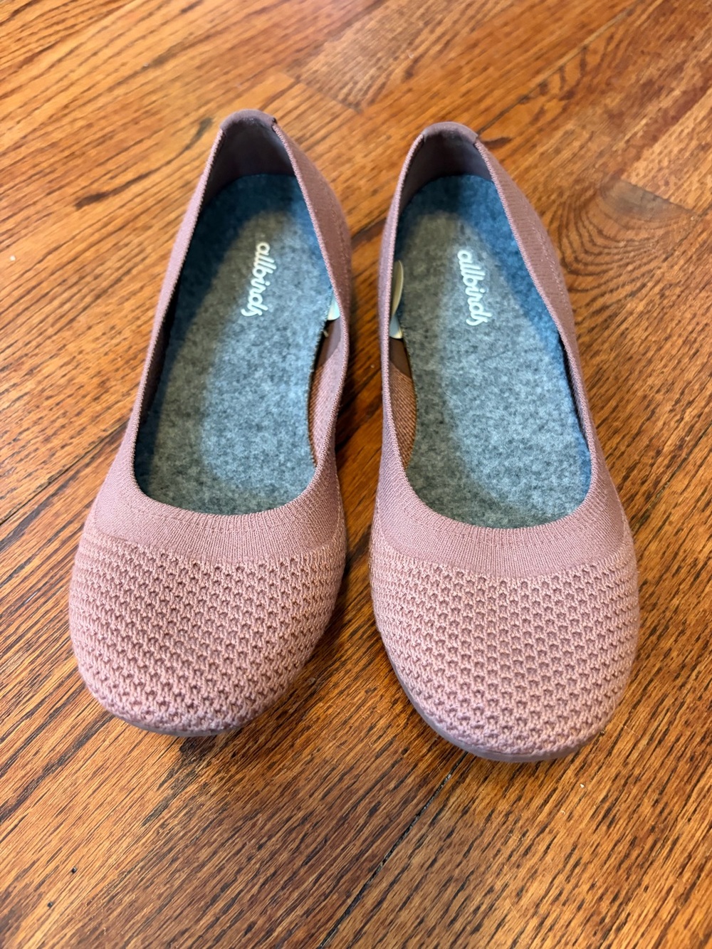 Allbirds Tree Breezers Knit Ballet Flats Women’s 6 Harvest Rose Mauve Pink